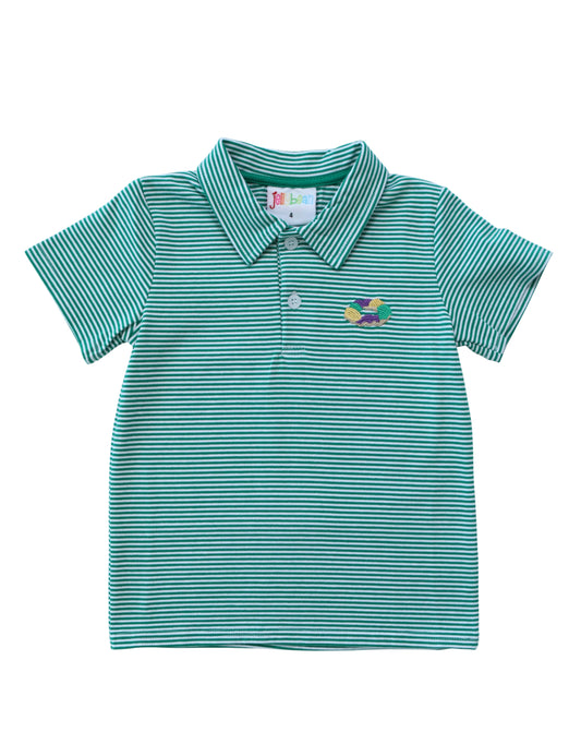 King Cake Embroidery Polo