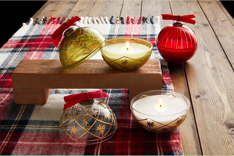 Candle in a candy dish