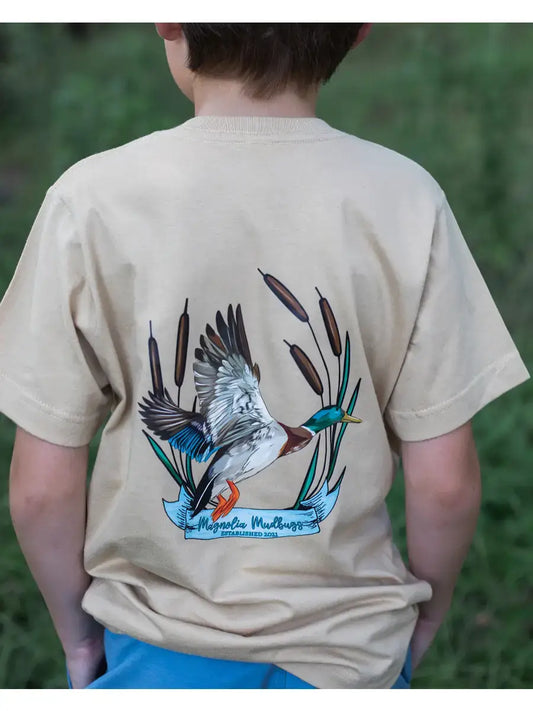 Watercolor Mallard Kids Hunting T-Shirt